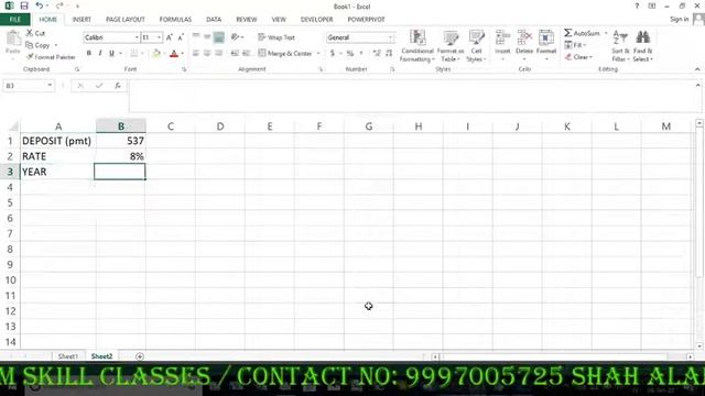 PART 6 Excel Financial Function FV Formula смотреть онлайн