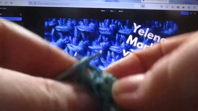 Узор-''Рубчик с наклоном влево''. смотреть онлайн