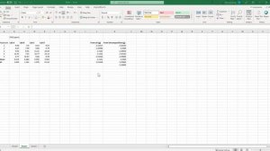 t-test in Excel