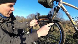 Велобагажник своими руками на амортизационную вилку