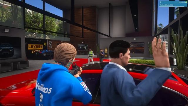 Robbing Porsche Dealership in GTA 5 RP.. смотреть онлайн