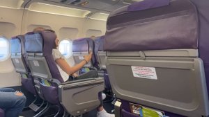 Полет на необычном самолете S7. Рейс в Питер. Flight on special S7 plane to St.Pete