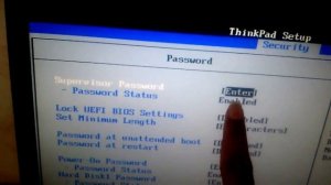 HOW TO REMOVE BIOS PASSWORD IN LENOVO THINKPAD