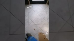 Облицовка плиткой люка скрытого монтажа. Чистый рез, Подрезка плитки.