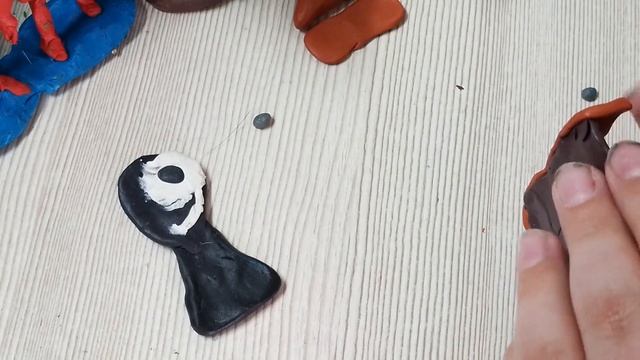 как слепить из пластилина Халта,Джека с шкафом #doors #видеолепка !!!!!