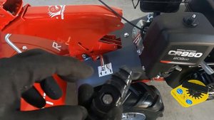 Montaje Motocultor con ruedas traccionado Eurosystems RTT 3 de gasolina - Motor B&S CR950