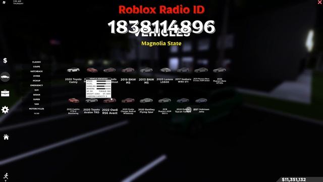 Magnolia Roblox Radio Codes/IDs смотреть онлайн