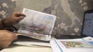 Набор для вышивки крестом на 11 канве с рисунком