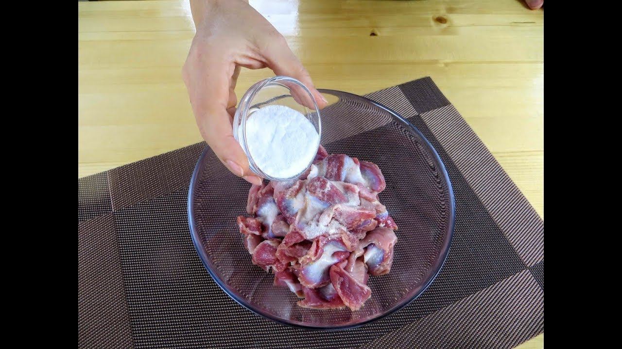 Бюджетно! Засыпаем куриные желудочки содой и получаем праздничную закуску за 100 рублей / Рецепты
