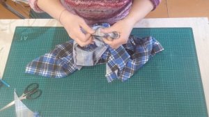 Как сшить мужскую фланелевую  рубашку своими руками.