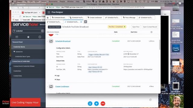 Flow Designer and IntegrationHub Part 3 - Live Coding Happy Hour for 2017-12-08 смотреть онлайн