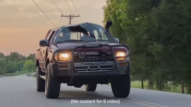 Toyota Hilux тест на прочность №2. WhistlinDiesel