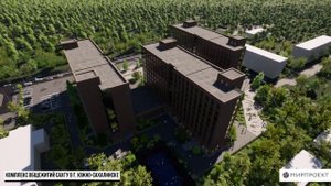 Комплекс общежитий САХГУ в г. Южно-Сахалинске