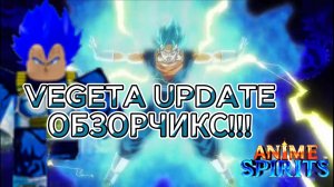 VEGETA SAIYAN BLUE ANIME SPIRITS ВЕДЖЕТА САЙАН БЛЮ ОБЗОРЧИКС!!!