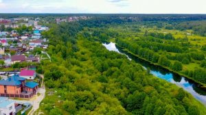 р. Cовец Красота Русской Природы с высоты птичьего полёта 4К видео