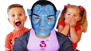 Crying Babies! Transform Baby Doll into Giant Bad Baby Learn colors with Baby Colored Bottles