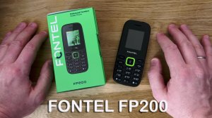 Обзор кнопочного телефона за 790 рублей Fontel FP200