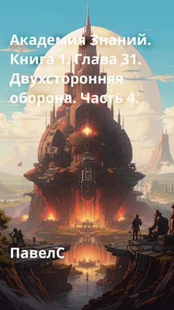 Академия Знаний. Книга 1. Глава 31. Двухсторонняя оборона. Часть 4.