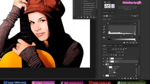 Photoshop Actions : Cartoon Effect - Pop Art