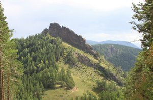 Фанпарк «Бобровый лог». Прогулка по вершине горы. Красноярск 28 августа 2011г.