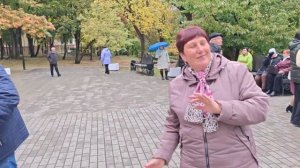 15.10.23г..."ИВАН да МАРЬЯ"... Алёна Скок... звучит на танцполе в Гомельском парке...