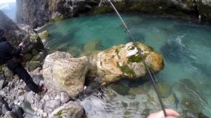 Форель, ловля в горных реках Абхазии 2018