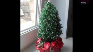 Ёлочки из бисера. Топ 10 лучших работ.