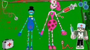 МАМА И ПАПА ДЛИННЫЕ НОГИ ЗАБОЛЕЛИ И ИМ СРОЧНО ТРЕБУЕТСЯ ОПЕРАЦИЯ В МАЙНКРАФТ