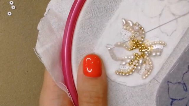 Вышиваем серьги / Свадебные серьги / Серьги с жемчугом