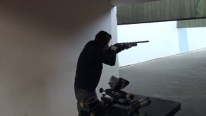 Стрельба  МР155 пуля  Record "Стрела"  33 гр.
