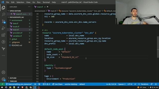 #path2DevOps - ep26 - Creating environment infrastructure with Terraform | AKS | MySQL | VNet | DNS смотреть онлайн