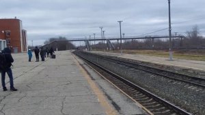 На перроне. Железнодорожный вокзал. Балаково