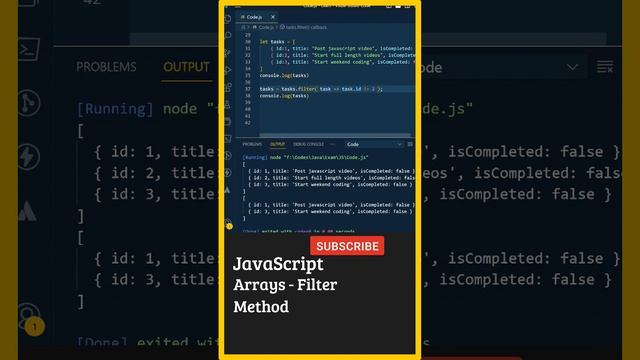 Delete Array Element (Filter JavaScript), JavaScript in Telugu, Javascript Tutorial For Beginners