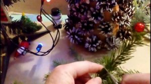 Ёлка из природных материалов. Новогодняя поделка своими руками