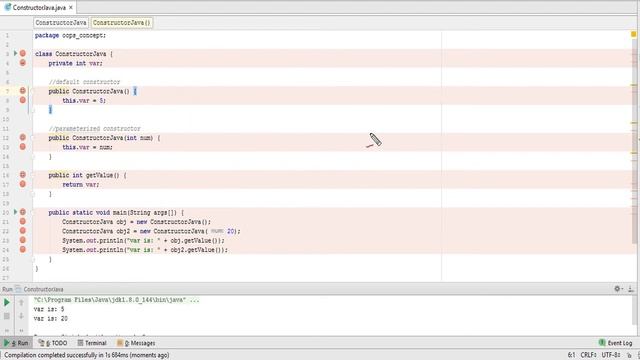 ? Java Constructor Tutorial in Debug Style [2020] | Tutorial | Latest | Coding | Basic смотреть онлайн