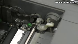 Копир Canon FC криво берёт и жуёт бумагу. Делаем диагностику.