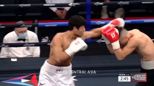 Узбекский боксёр за 37 секунд выиграл своего соперника / Али Тургуналиев vs Алексей Канюков