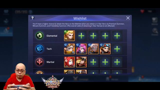 95.000 Diamonds for Zhask 760 Hearts GA Inside Mobile Legends Adventure Indonesia
