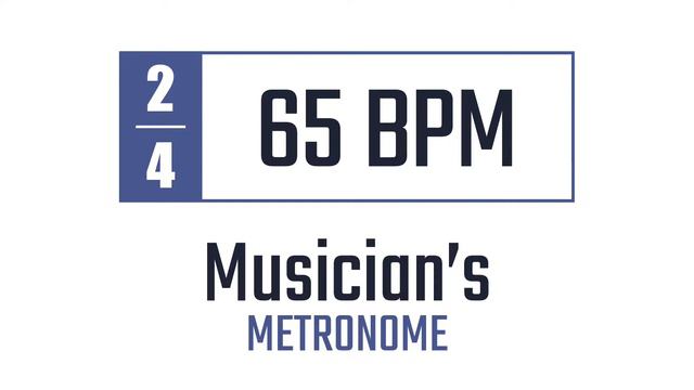 65 BPM - 2/4 - Metronome смотреть онлайн