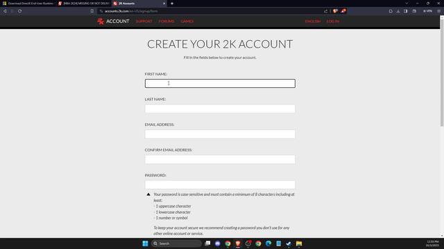 How To Create 2k Account