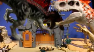 New Animal Planet Dino Adventure Mountain Vs Indominus Rex Rampage Jurassic World Unboxing - WD Toy