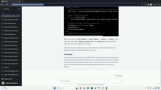 opencv aruco estimatePoseSingleMarkers python