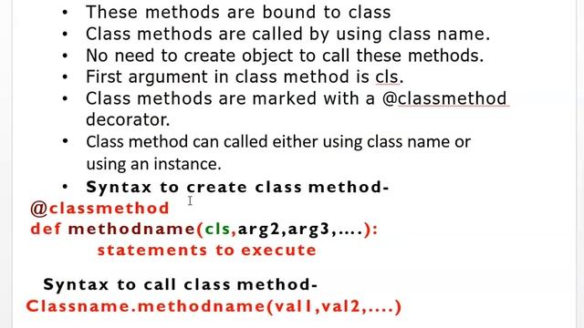 Object oriented programming concepts (variables and methods)