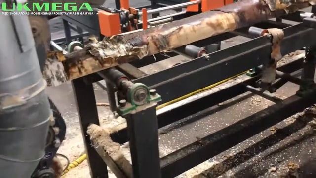 UMG 801.16 Medienos pjovimo linija | Wood sawing line | Линия для распиловки древесины смотреть онлайн
