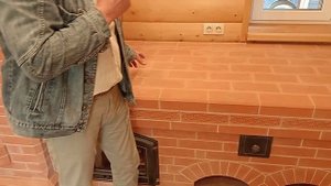 Отопительно варочная печь с лежанкой, печь по принципам Бояринцева, сдача объекта 2021, часть 1/2