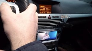 Двухдиновая магнитола Опель Астра H Китайская