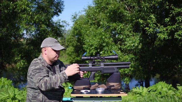 Обзор винтовки Cricket Standart в ложе Bullpup Cal.5,5mm. PCP Винтовка Крикет в ложе Булл-пап смотреть онлайн