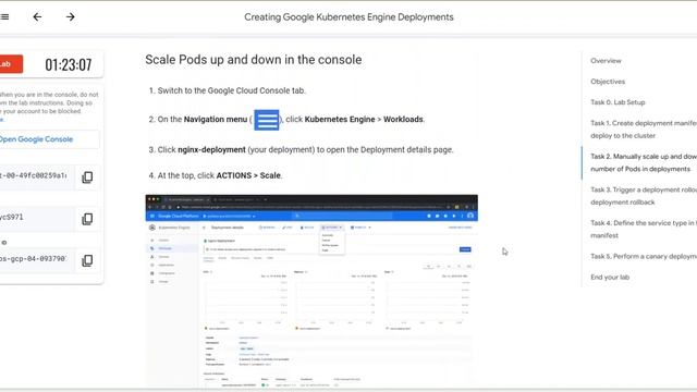 Creating Google Kubernetes Engine Deployments(Lab) смотреть онлайн