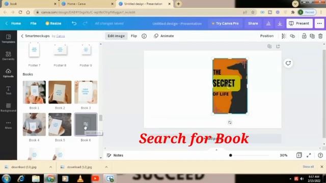 how to create 3d book design on canva