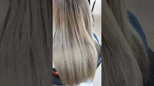 Блонд. Растяжка цвета смотреть онлайн